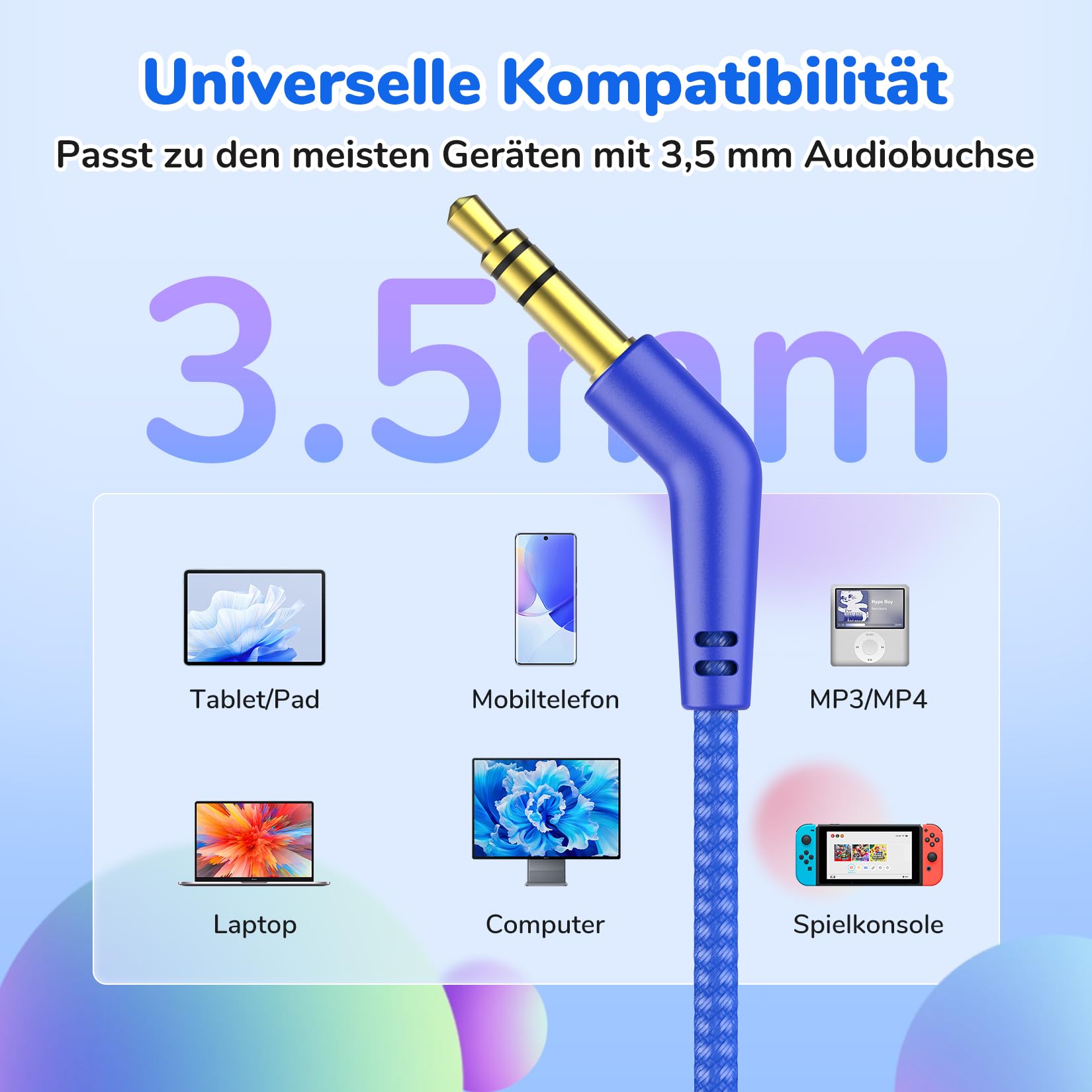 earfun-kinder-kopfh-rer-mit-kabel-3-5mm-und-85db-lautst-rkebegrenzung-blau image 7