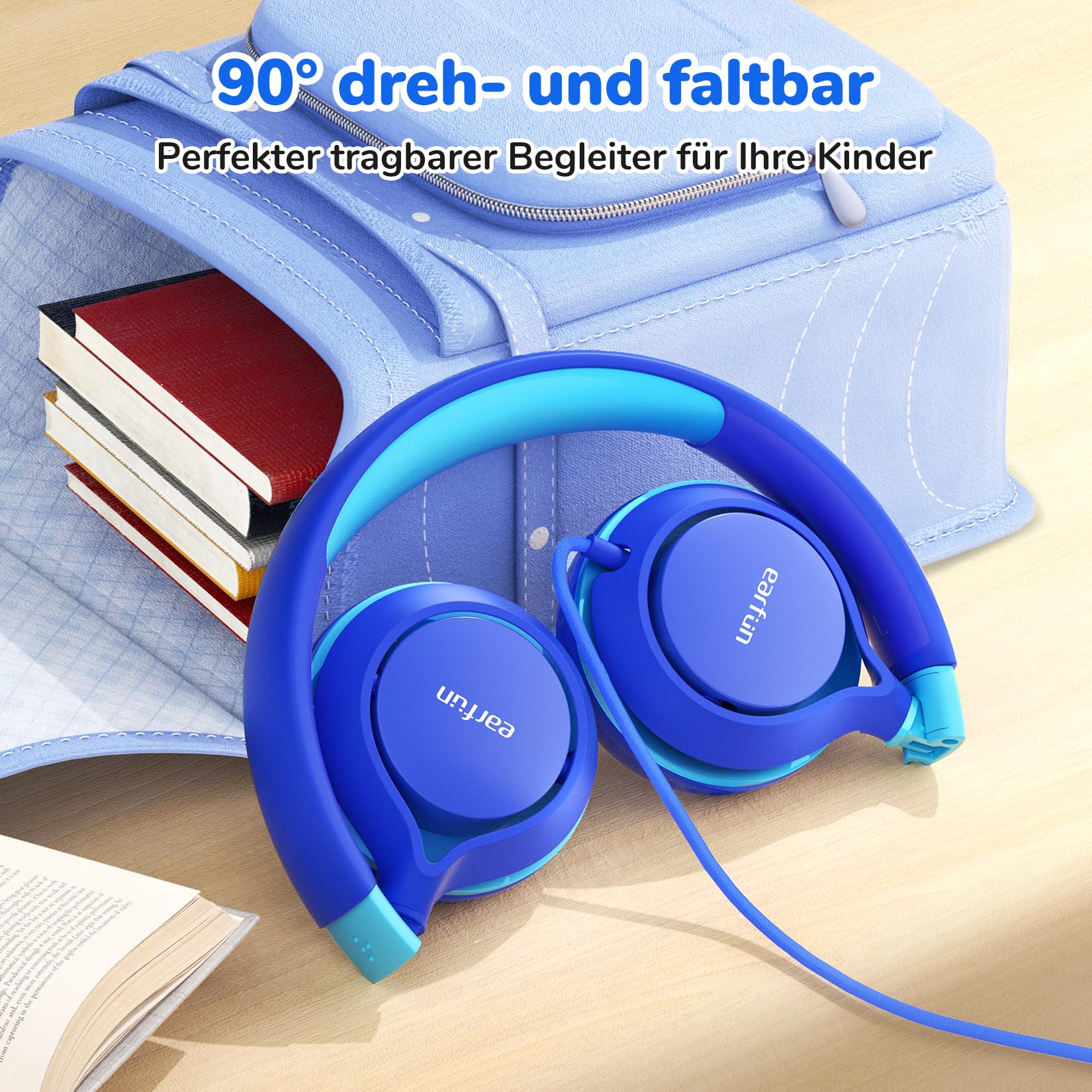 earfun-kinder-kopfh-rer-mit-kabel-3-5mm-und-85db-lautst-rkebegrenzung-blau image 6