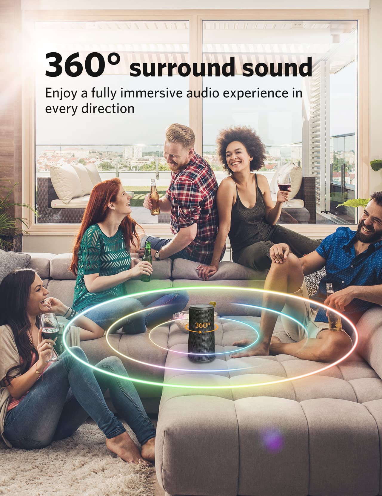 earfun-uboom-bluetooth-lautsprecher-24w-ipx7 image 2