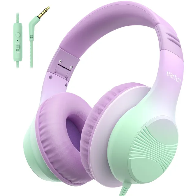 earfun-kinder-kopfh-rer-over-ear-mit-3-5mm-kabel-und-lautst-rkebegrenzung image 1
